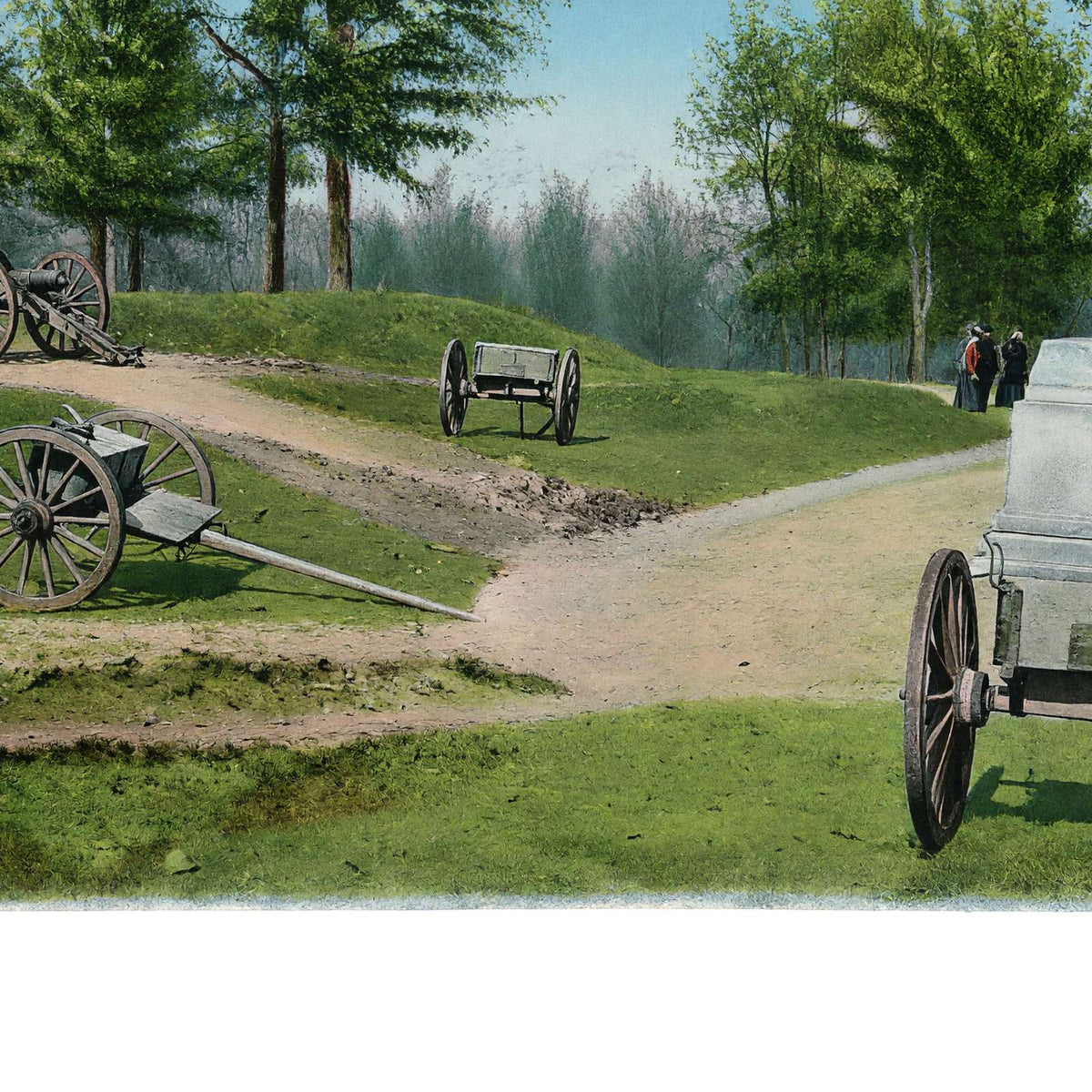 Fort Walker Grant Park Atlanta in 1906 Vintage Print (7 Sizes) - Reproduction