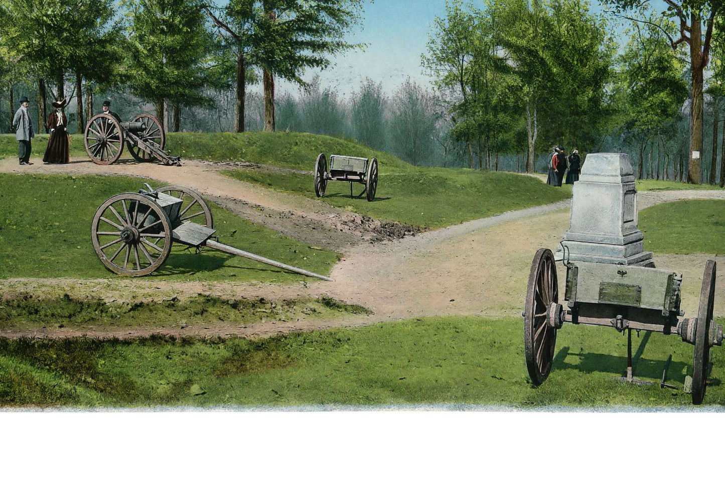 Fort Walker Grant Park Atlanta in 1906 Vintage Print (7 Sizes) - Reproduction
