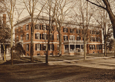 Foss Hall Colby College Waterville Maine in 1905 Vintage Print (7 Sizes)