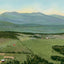Franconia Range from Mount Agassiz NH in 1911 Vintage Print (7 Sizes)
