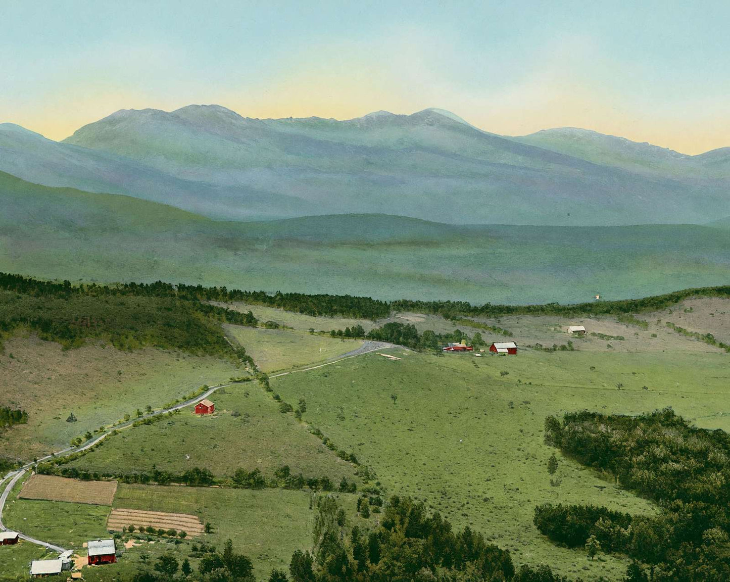 Franconia Range from Mount Agassiz