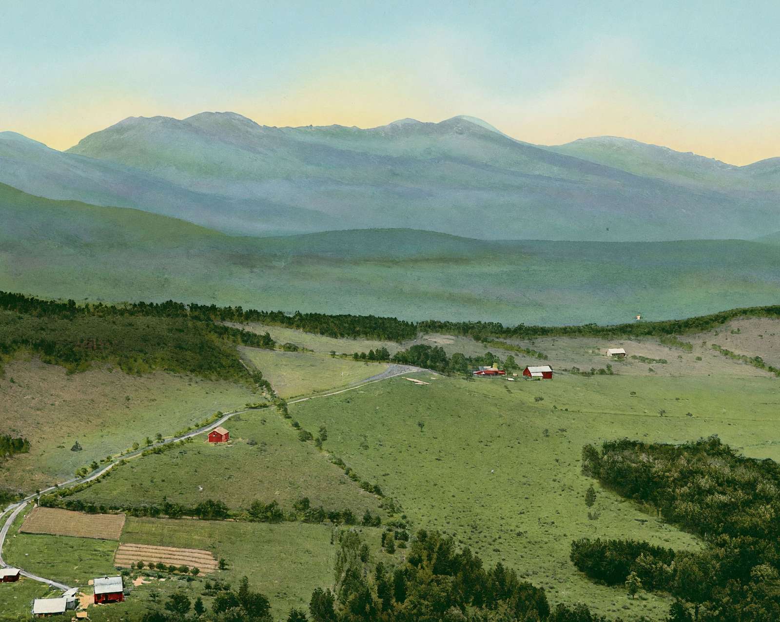 Franconia Range from Mount Agassiz
