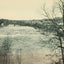 Pemigewasset River and Bridge Franklin NH Vintage Print (7 Sizes)