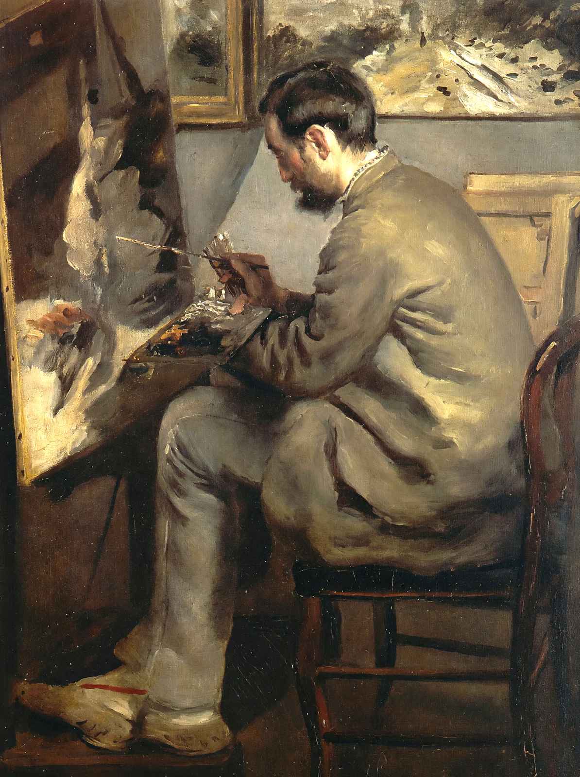 Frederic Bazille the Heron 1867 Art Print (6 Sizes) - Retouched