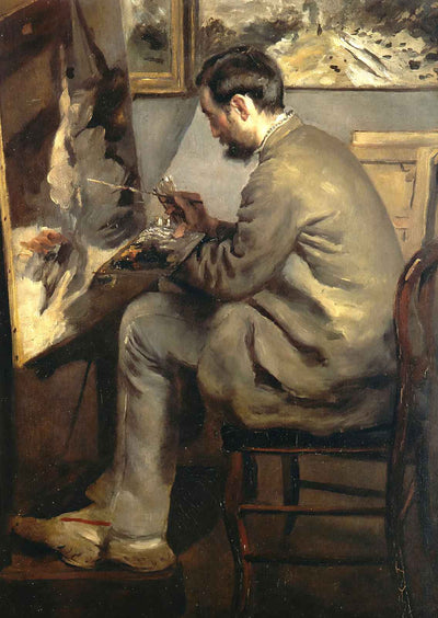 Frederic Bazille the Heron 1867 Art Print (6 Sizes) - Retouched