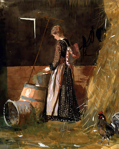 Fresh Eggs Painting by Winslow Homer 8x10" Art Print Premium Quality