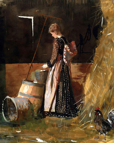 Fresh Eggs painting by Winslow Homer (1874)