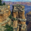 From Bissell's Point Grand Canyon in 1907 Painting Print (7 Sizes)