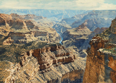 From Panorama Point Grand Canyon in 1907 Art Print (7 Sizes) - High Quality