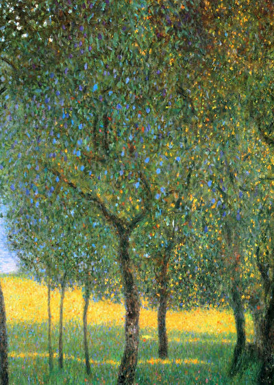Fruit Trees 1901 Painting by Gustav Klimt Art Print (6 Sizes) - Premium Quality