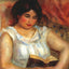 Gabrielle Reading 1906 Painting by Pierre-Auguste Renoir Art Print (6 Sizes)