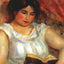 Gabrielle Reading 1906 Painting by Pierre-Auguste Renoir Art Print (6 Sizes)