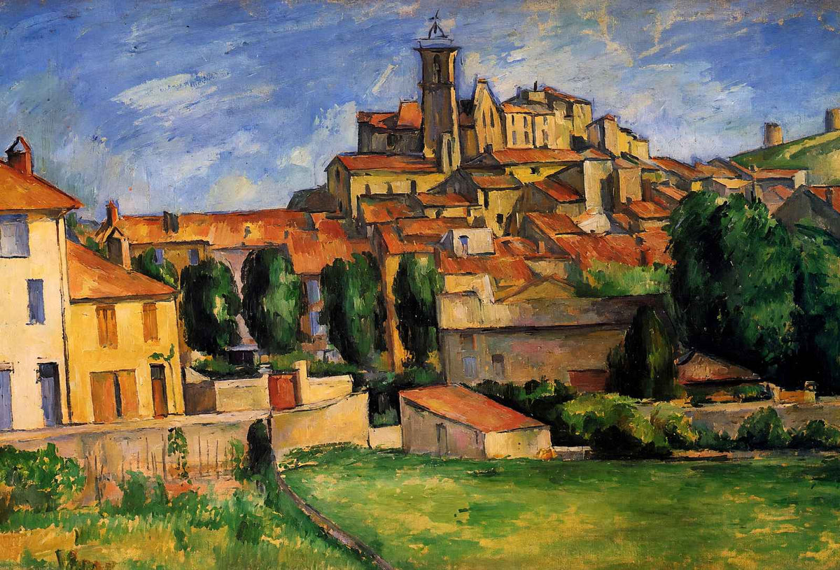 Gardanne (Horizontal View) 1885 Painting by Paul Cezanne Art Print (6 Sizes)