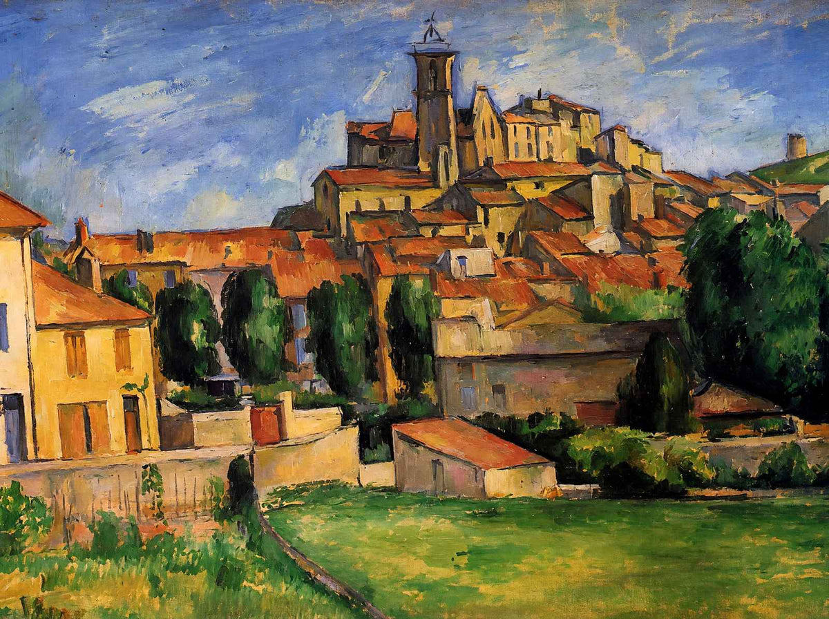 Gardanne (Horizontal View) 1885 Painting by Paul Cezanne Art Print (6 Sizes)
