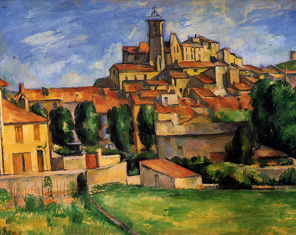 Gardanne (Horizontal View) fine art print by Paul Cezanne (1885)