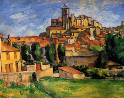 Gardanne (Horizontal View) fine art print by Paul Cezanne (1885)