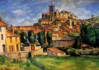 Gardanne (Horizontal View) 1885 Painting by Paul Cezanne Art Print (6 Sizes)