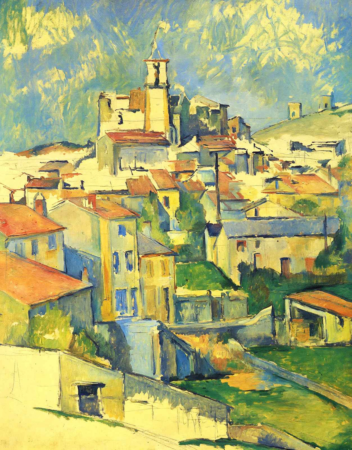 Gardanne 1886 Painting by Paul Cezanne Art Print (6 Sizes) - High Quality