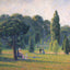 Gardens at Kew, Sunset Fine Art Print 1892 by Camille Pissarro (6 Sizes)