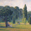 Gardens at Kew, Sunset Fine Art Print 1892 by Camille Pissarro (6 Sizes)