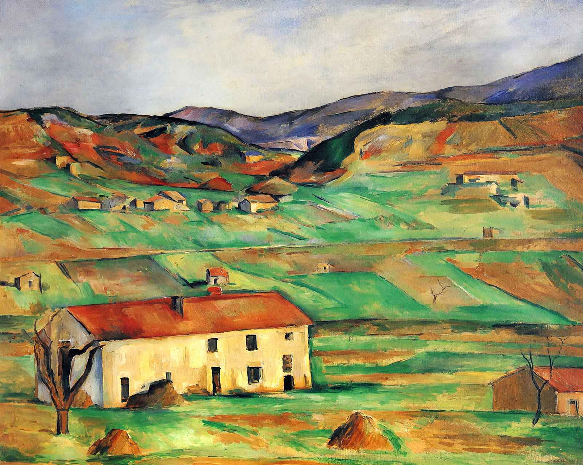 Gardanne art print by Paul Cezanne (1890)