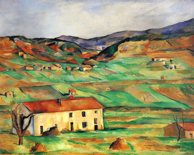 Gardanne art print by Paul Cezanne (1890)