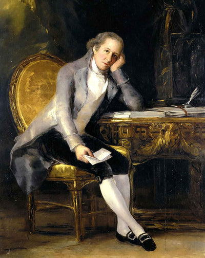 Gaspar Melchor De Jovellanos painting by Francisco Goya (1798)