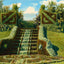 The Gates Ajar Como Park St Paul in 1906 Art Print (7 Sizes) - Premium Print