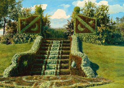 The Gates Ajar Como Park St Paul in 1906 Art Print (7 Sizes) - Premium Print