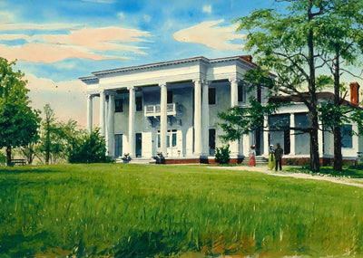 Gen Gordon's Home Atlanta in 1906 Art Print (7 Sizes) - Acid Free