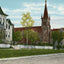 German Catholic Buildings Mankato MN in 1906 Vintage Print (7 Sizes)
