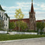 German Catholic Buildings Mankato MN in 1906 Vintage Print (7 Sizes)