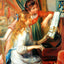 Girls at the Piano art print by Pierre-Auguste Renoir (1892)