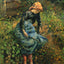 Girl with a Stick art print by Camille Pissarro (1881)