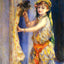 Girl with Falcon art print by Pierre-Auguste Renoir (1882)