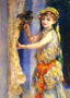 Girl with Falcon 1882 Painting by Pierre-Auguste Renoir Fine Art Print (6 Sizes)