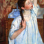 Girl Arranging Her Hair art print by Mary Cassatt (1886)