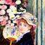 Girl with Fan 1881 Painting by Pierre-Auguste Renoir Fine Art Print (6 Sizes)