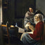 Girl Interrupted at Her Music 1661 by Johannes Vermeer Fine Art Print (6 Sizes)