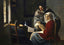 Girl Interrupted at Her Music 1661 by Johannes Vermeer Fine Art Print (6 Sizes)