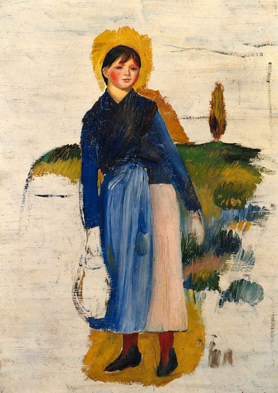 Girl with Red Stockings 1886 by Pierre-Auguste Renoir Fine Art Print (6 Sizes)