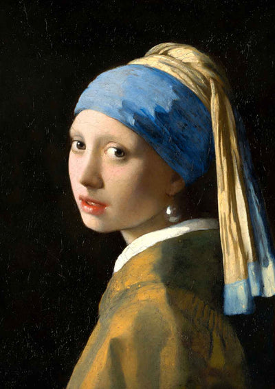 Girl with a Pearl Earring Painting by Johannes Vermeer Art Print (6 Sizes)