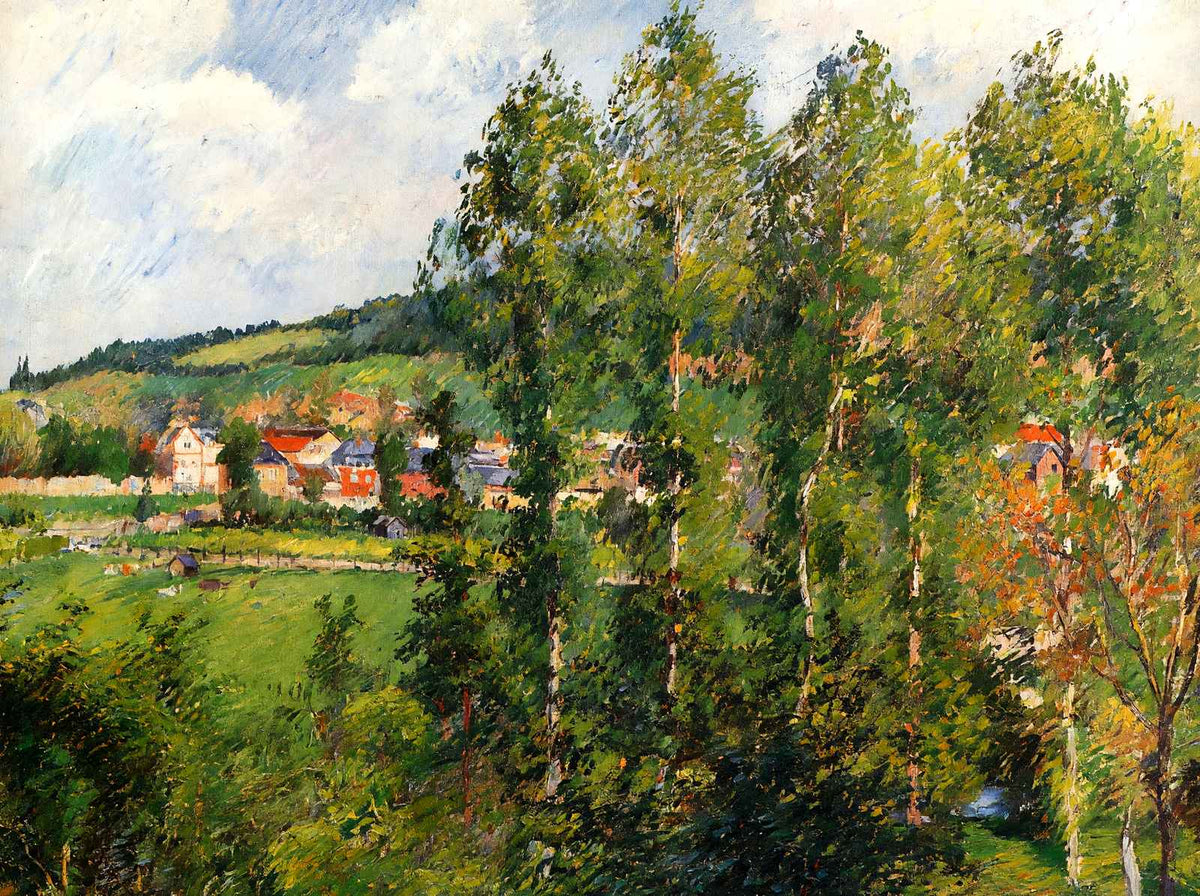 Gizors, New Section Art Print 1885 Painting by Camille Pissarro (6 Sizes)