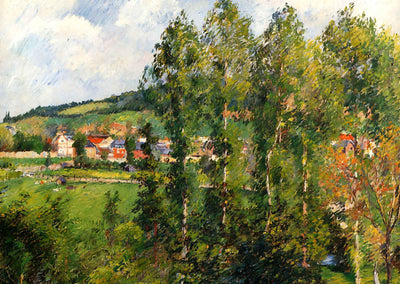 Gizors, New Section Art Print 1885 Painting by Camille Pissarro (6 Sizes)