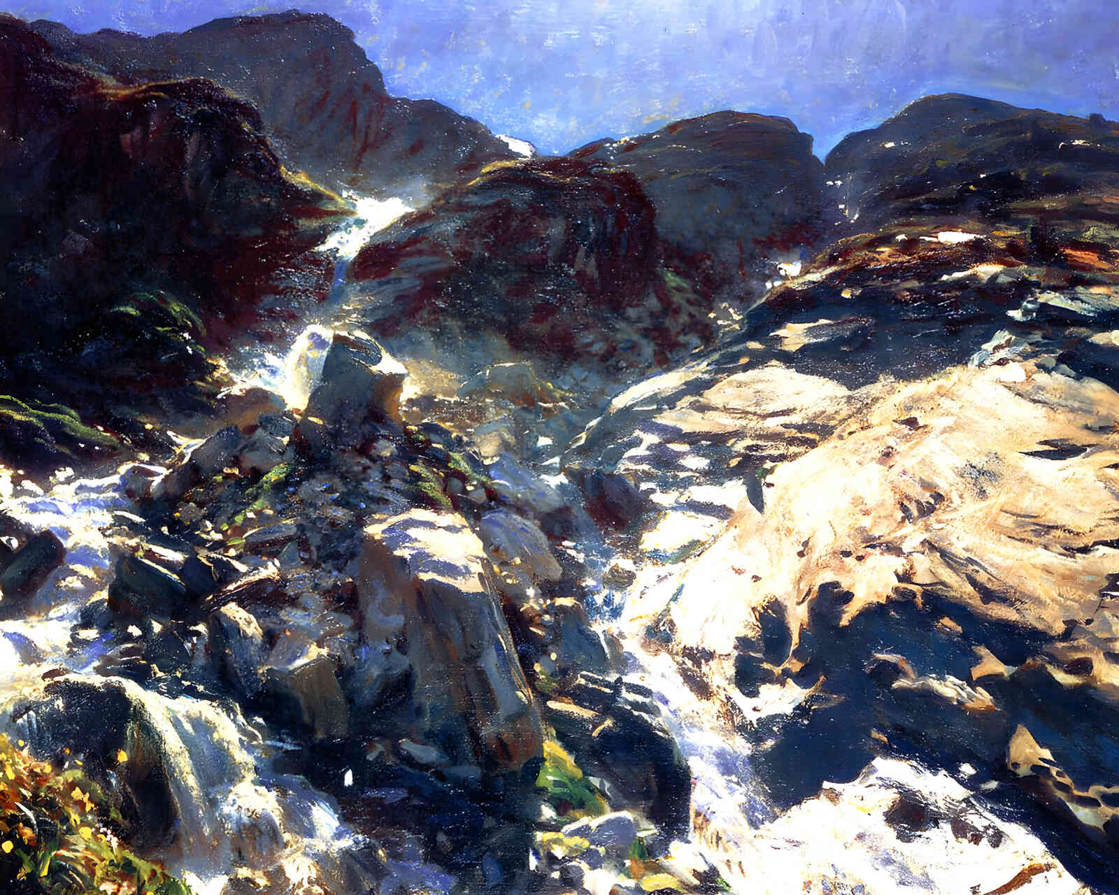 Glacier Streams 1909 Painting by John Singer Sargent 8x10" Art Print