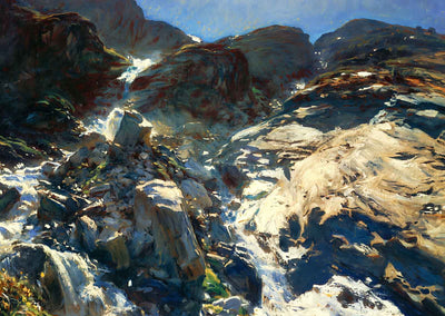 Glacier Streams 1909 Painting by John Singer Sargent Art Print (6 Sizes)
