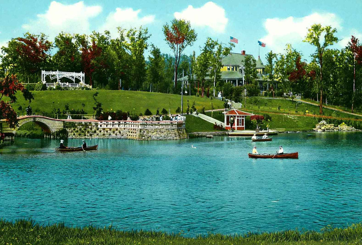 Glen Oak Park Peoria Illinois in 1905 Vintage Print (7 Sizes) - Archival Paper