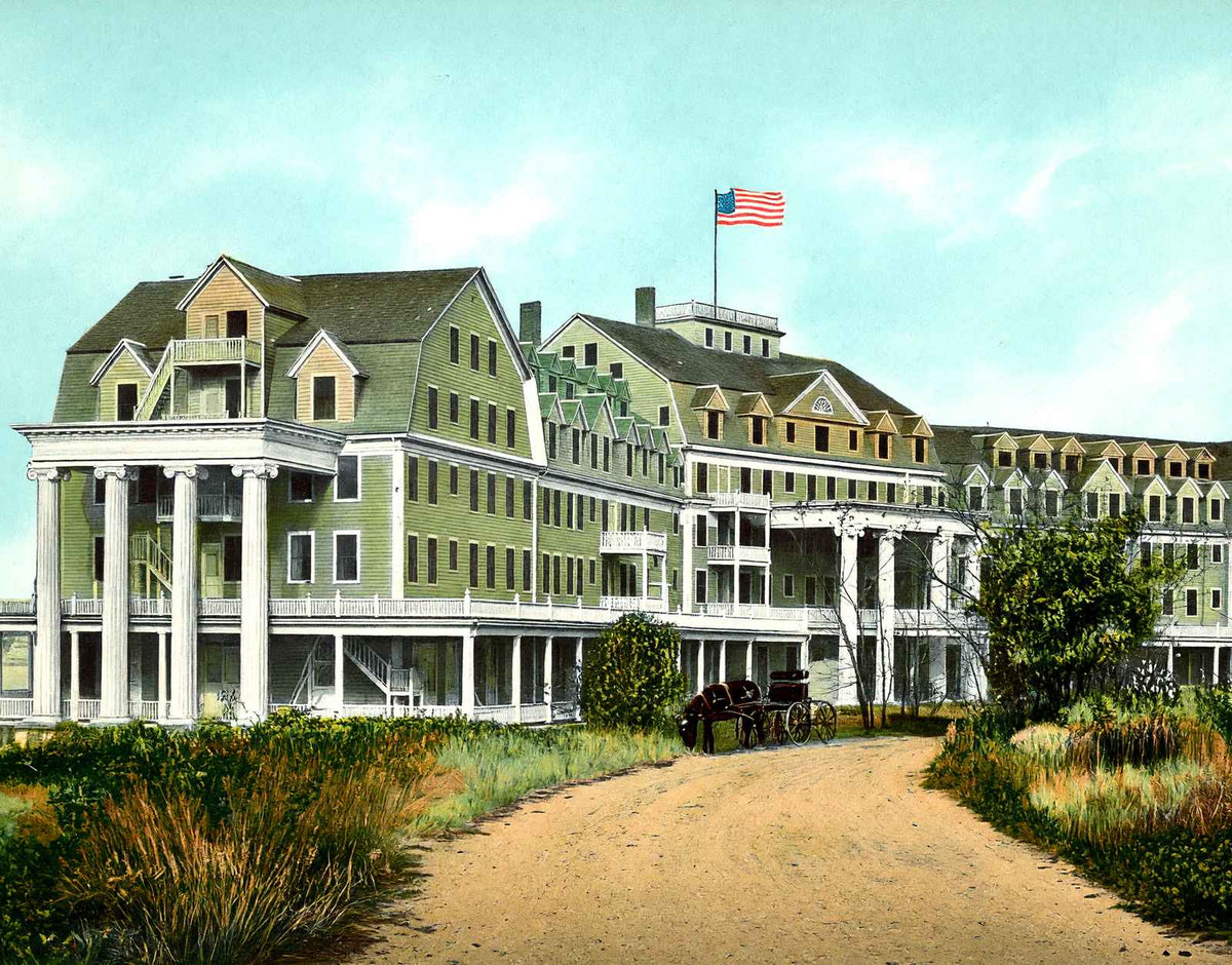 The Colonial Arms, Gloucester, Massachusetts in 1907 Vintage Print (7 Sizes)