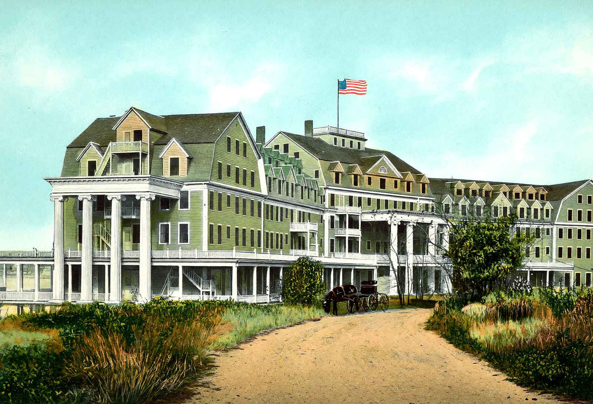 The Colonial Arms, Gloucester, Massachusetts in 1907 Vintage Print (7 Sizes)