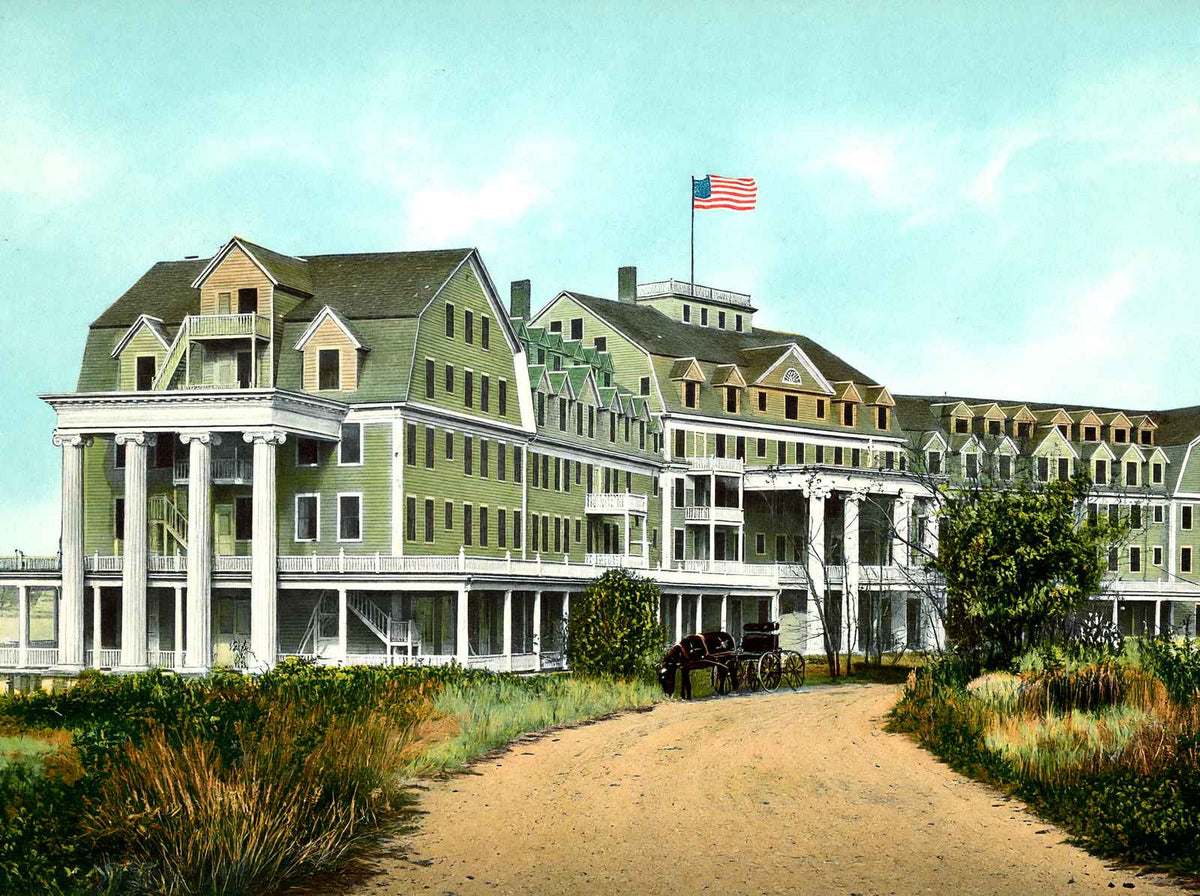The Colonial Arms, Gloucester, Massachusetts in 1907 Vintage Print (7 Sizes)